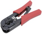 Crimping tool for RJ45 plugs 8P+6P, 6P+4P